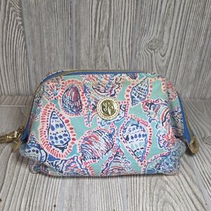 Lilly Pulitzer Cosmetic Travel Case Shell Me About It Bag